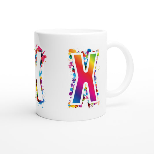 Letter X - Disco Mok - Beker