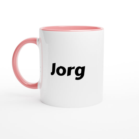 Jorg naam cadeau mok - beker - kado collega - moederdag - verjaardag - persoonlijke voornaam mok werknemer - collega | Beker in verschillende kleuren!