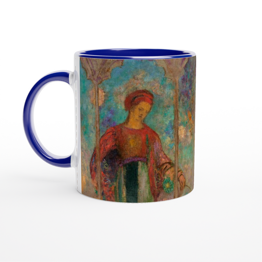 Odilon Redon - Woman with flowers | Mok