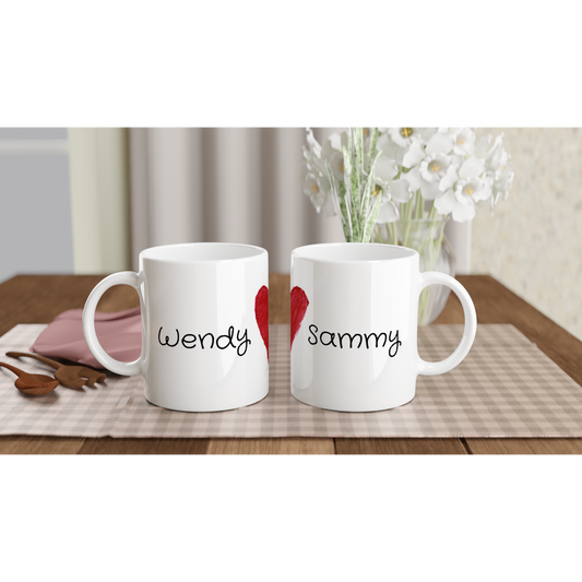 Mok ontwerpen met eigen naam - Valentijn - Love beker - Liefde