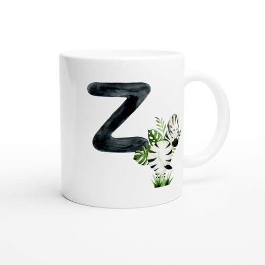 Letter Z - Zebra Mok - Beker