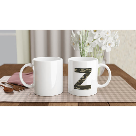 Letter Z - Camouflage Mok - Beker