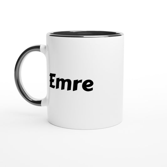 Emre naam cadeau mok - beker - kado collega - moederdag - verjaardag - persoonlijke voornaam mok werknemer - collega | Beker in verschillende kleuren!