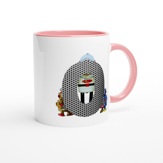 Letter O - Robot Mok | Meerdere kleuren!