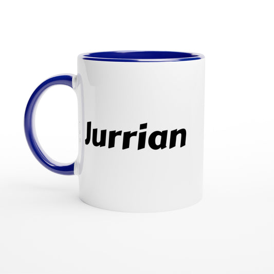 Jurrian naam cadeau mok - beker - kado collega - moederdag - verjaardag - persoonlijke voornaam mok werknemer - collega | Beker in verschillende kleuren!
