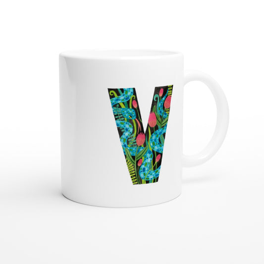 Letter V - Snake Mok - Beker