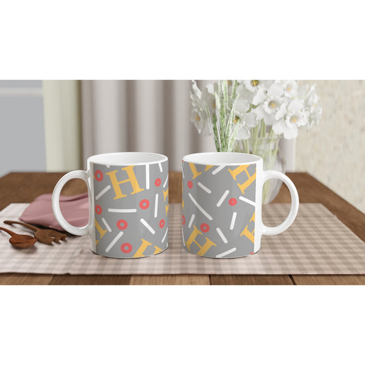 Letter H - Abstract Mok - Beker