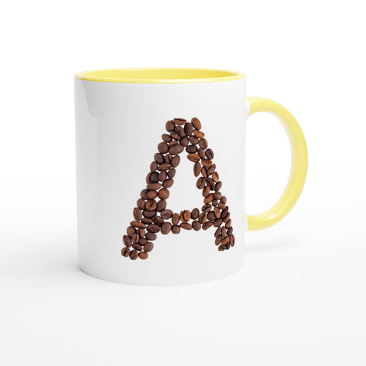 Letter A - Koffie Mok | Meerdere kleuren!