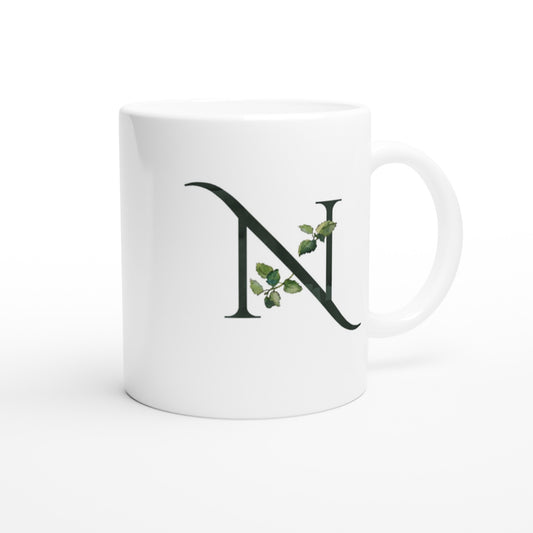 Letter N - Leaves Mok - Beker