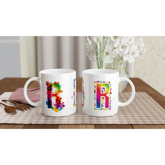 Letter R - Disco Mok - Beker