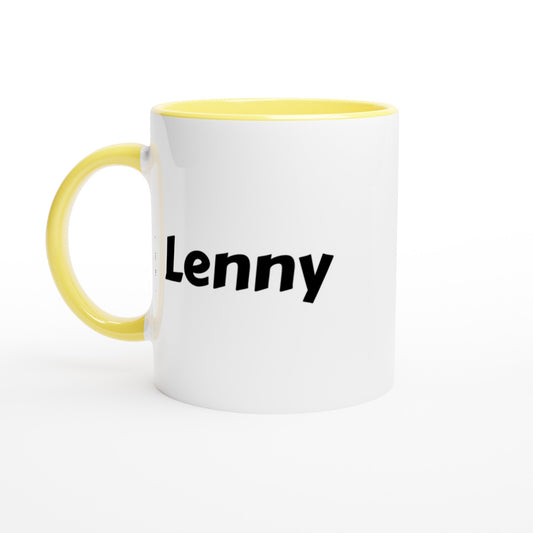 Lenny naam cadeau mok - beker - kado collega - moederdag - verjaardag - persoonlijke voornaam mok werknemer - collega | Beker in verschillende kleuren!