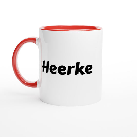 Heerke naam cadeau mok - beker - kado collega - moederdag - verjaardag - persoonlijke voornaam mok werknemer - collega | Beker in verschillende kleuren!