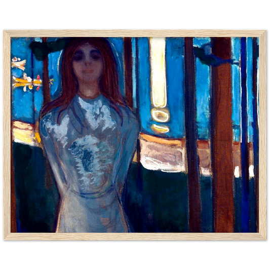 Summer night - Edvard Munch | poster | mat papier | houten lijst