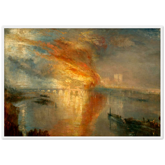 The Houses of Parliament - William Turner | poster | mat papier | houten lijst