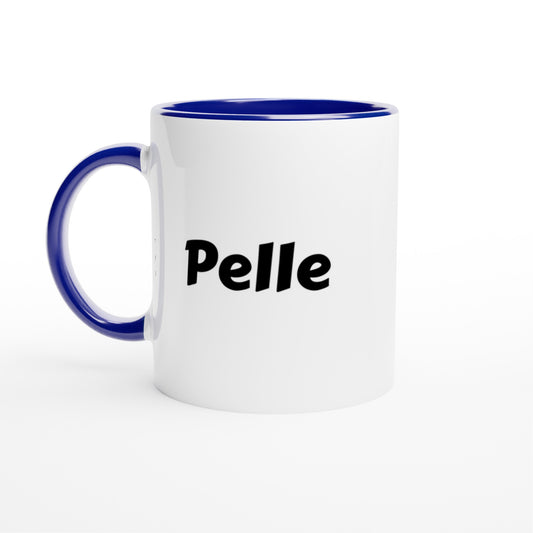 Pelle voornaam mok - beker - kado collega - verjaardag - persoonlijke naam collega - cadeau beker in verschillende kleuren!