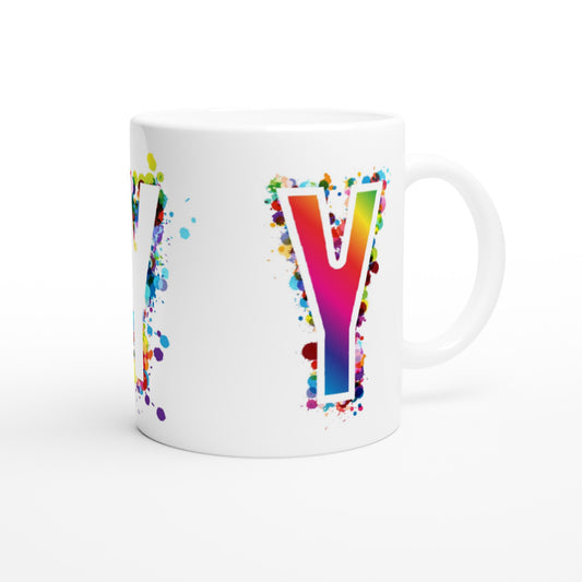 Letter Y - Disco Mok - Beker